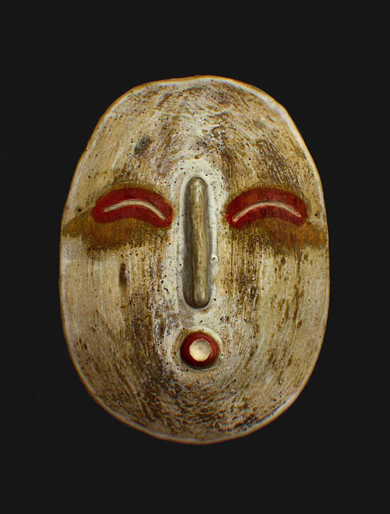 Hyottoko Kabuki Mask